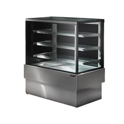 EVOK 90V INOX CG INOX Süteményes pult beépített aggregáttal