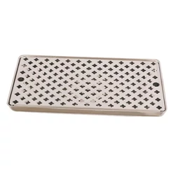 Csepptálca pultra helyezhető öblítő nélkül 1114x245x22 Nyolc csapos toronyhoz
