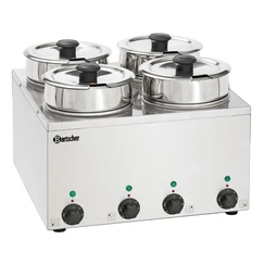 Bain Marie melegítőedény, 4 részes, 3,5 l (608035)