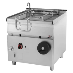 BR 90/80 G/N Kézi billenő serpenyő, gázüzemű, 80 l,RM aljjal 