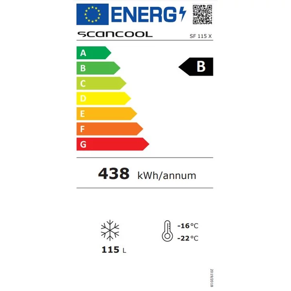SF 115 X Rozsdamentes fagyasztó