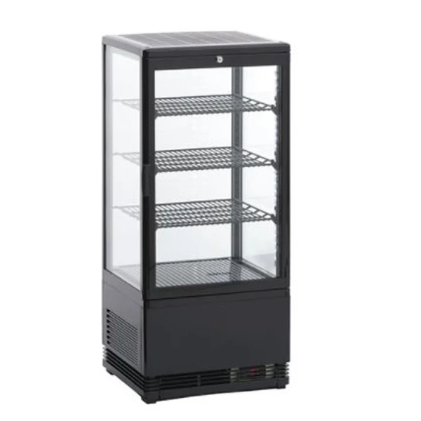 RT 82 BE Hűtött bemutatóvitrin (fekete)