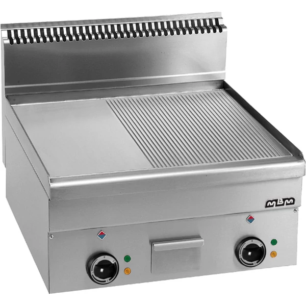 EFT66LR Elektromos szeletsütő 1/2sima,1/2bordázott lappal