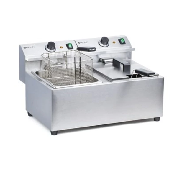 207307 Elektromos olajsütő 2x8 L