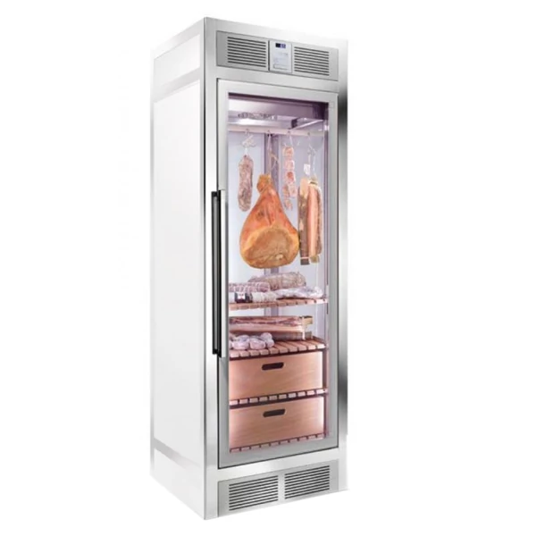 WSM 550 G-RLC-2CL Üvegajtós húsérlelő vitrin
