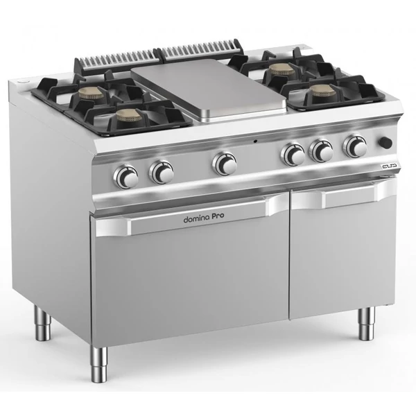 FB711MFG4XL 4 égős gáztűzhely, 5,5 kW-os munkalap, gázsütő