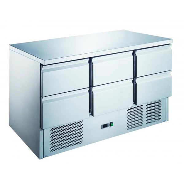 KH-S903-6D KHORIS Hűtött munkaasztal 6 fiókkal