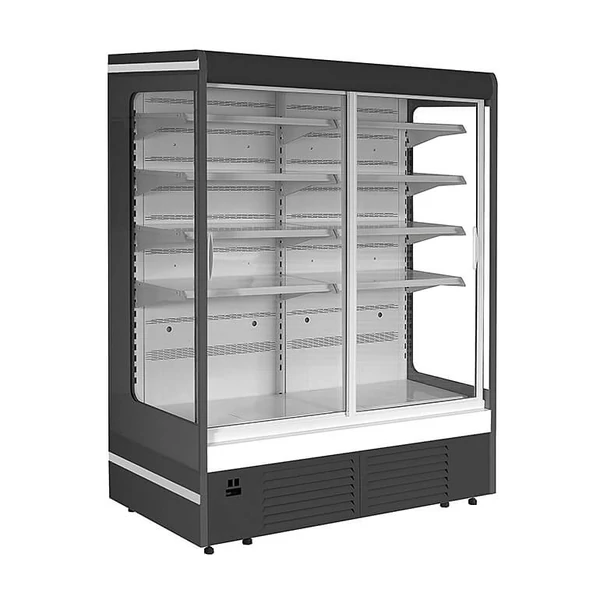 R-1 RG 100/80/DP RYGA Hűtött faliregál beép. aggr. (csúszó ajtókkal) (V)