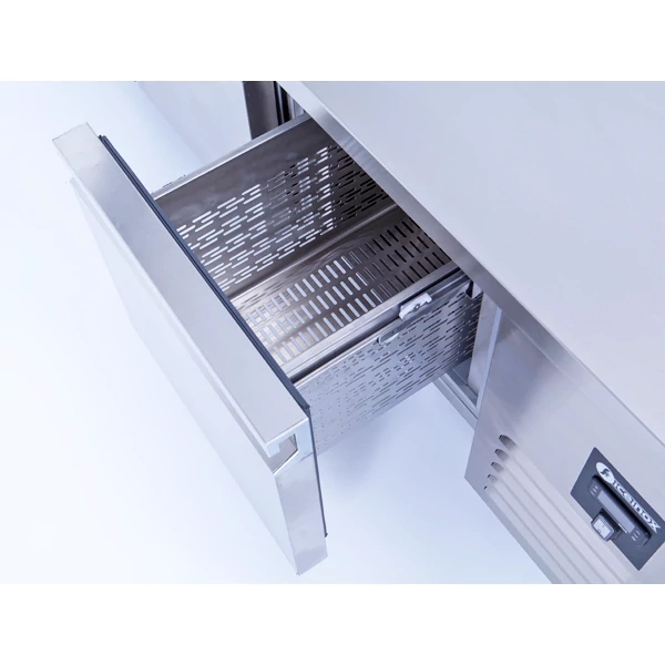 KHP-RC2SD INOX KHORIS PREMIUM 2 ajtós hűtött munkaasztal