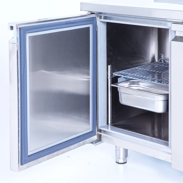 KHP-RC2SD INOX KHORIS PREMIUM 2 ajtós hűtött munkaasztal