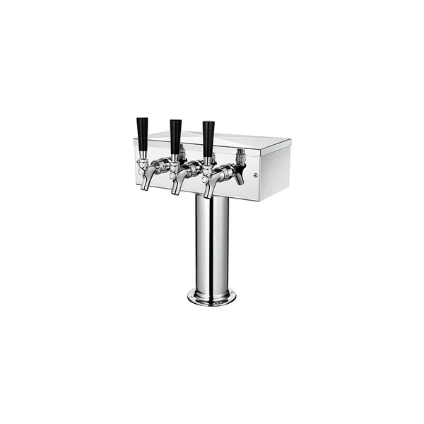 Pedestal Single 3-6 csapos sörtorony vil. és emblémat. nélk. (króm)