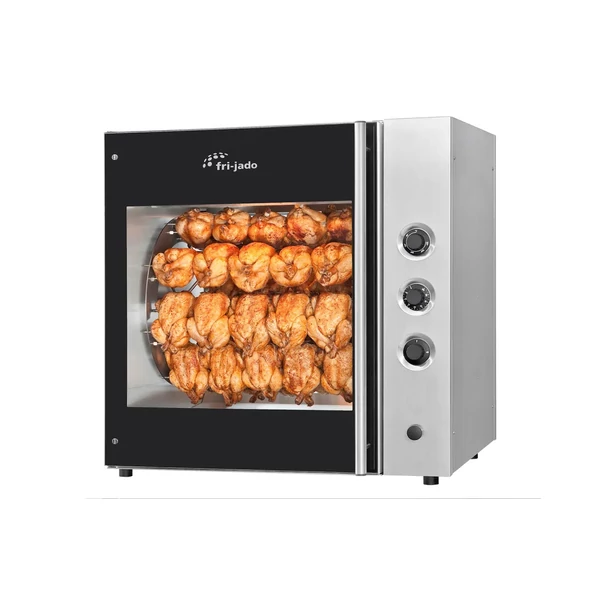 TDR 8 M Elektromos grillcsirkesütő, manuális vezérléssel