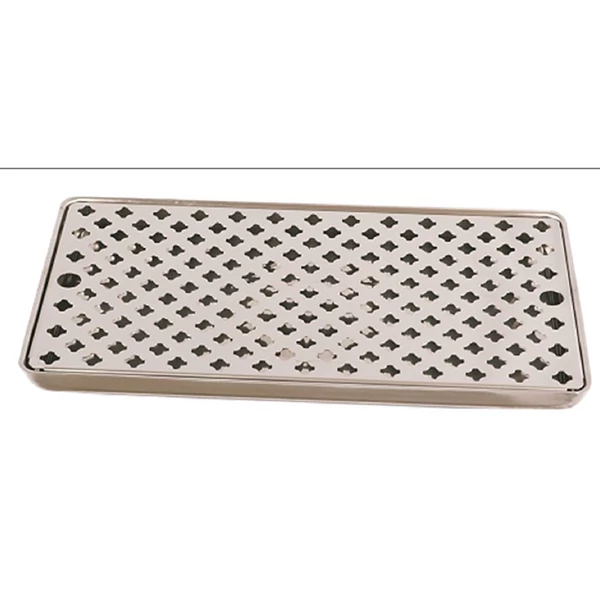 Csepptálca poháröblítő nélkül rm. anyagból 6 csapos toronyhoz, 817x214x22 mm