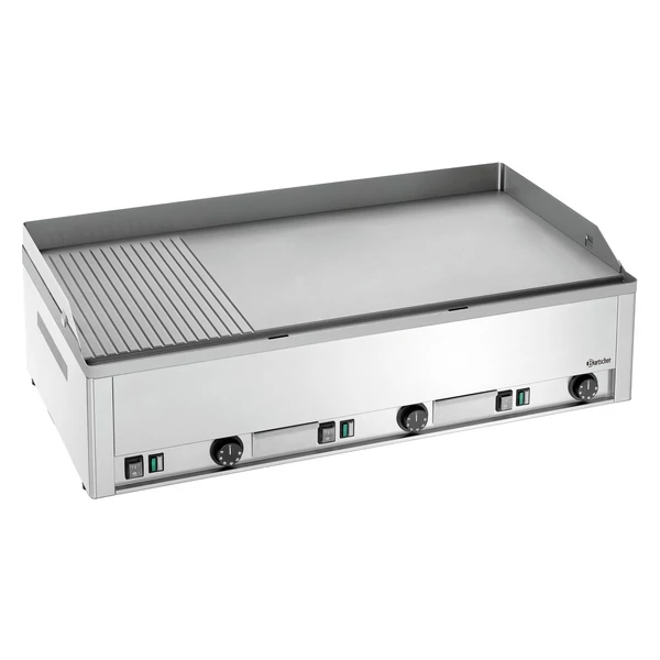 GDP 980E-GR Elektromos szeletsütő, 2/3 sima 1/3 bordázott