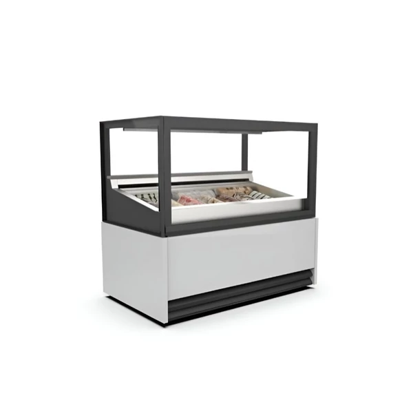 APOLLO X 1360 Fagylaltpult beépített aggr. 10 tégelyes
