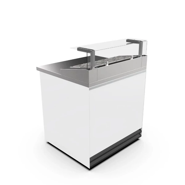 MODENA 900 Szabadon álló hűtőpult beép. aggr. (ventilációs)