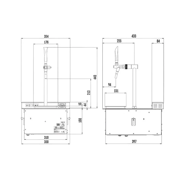 Pygmy pro kitchen 1 körös sörcsapoló SET 01690