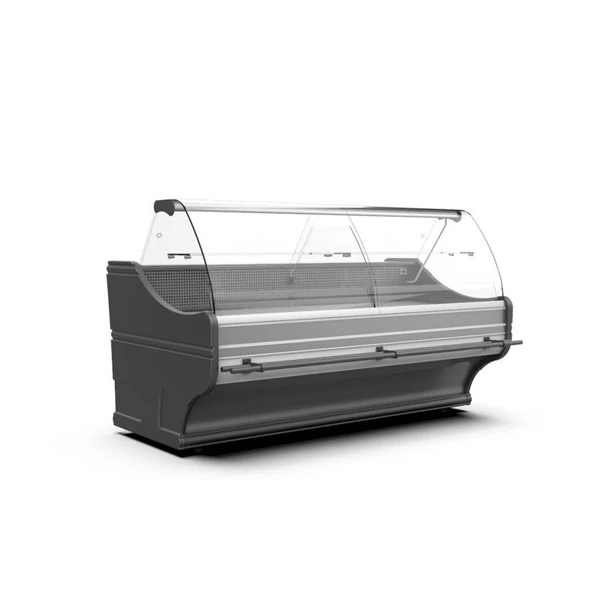 Wega WCH-6/1B 960 Dynamic ventilációs hűtőpult nyitható, hajlítható üveggel
