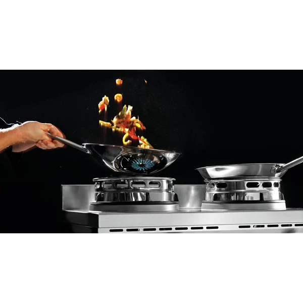 Wok főzőlap, 2 égővel