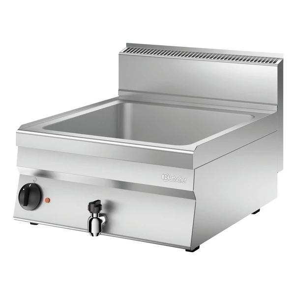 Bain Marie 650, W600, 1/1GN+ 2x1/4