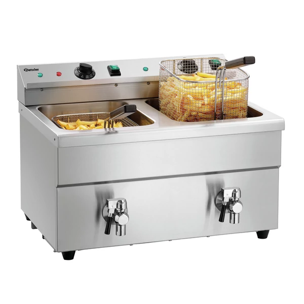 Indukciós olajsütő 2x8L Plus