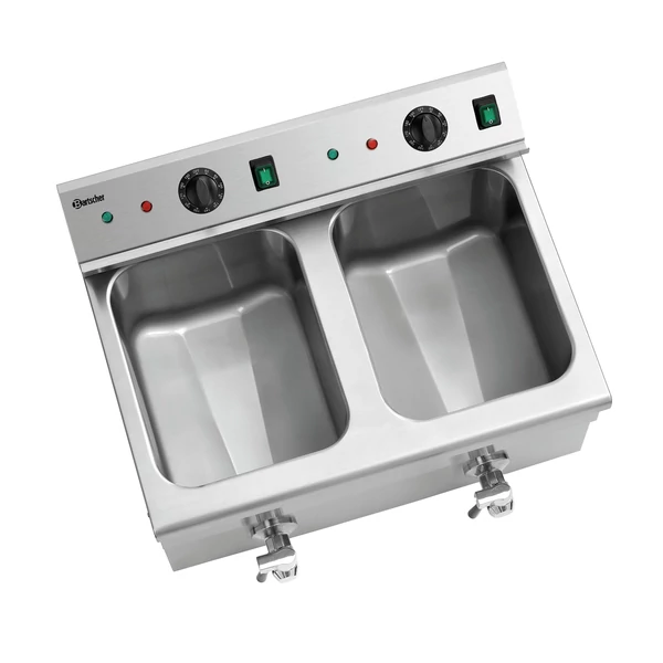 Indukciós olajsütő 2x8L Plus