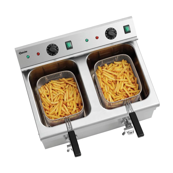 Indukciós olajsütő 2x8L Plus
