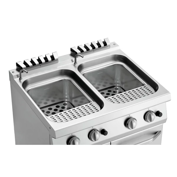 Tésztfőző, gáz 700, W800 2x24L