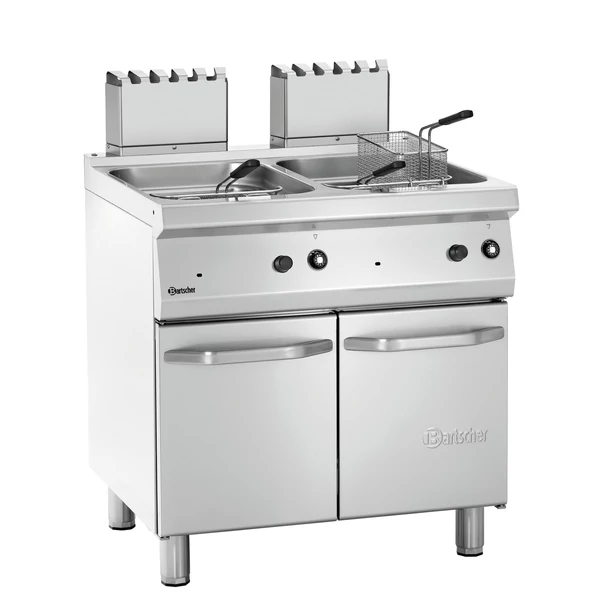 Gázüzemű olajsütő, 700 W800, 2x15 l