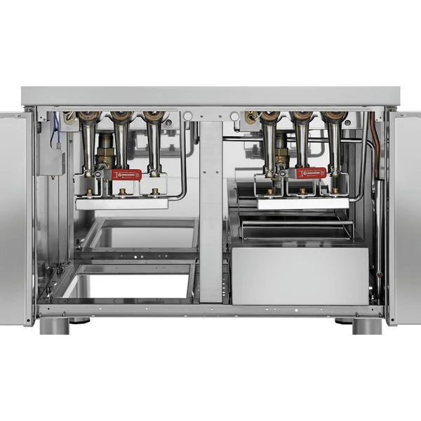 Gázüzemű olajsütő, 700 W800, 2x15 l