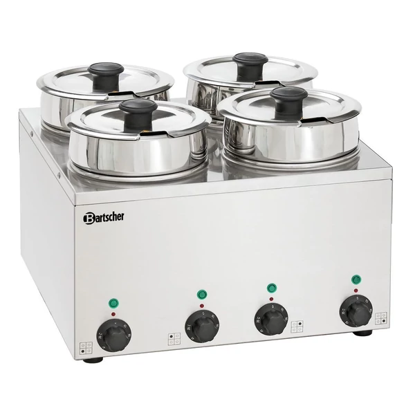 Bain Marie melegítőedény, 4 részes, 3,5 l (608035)