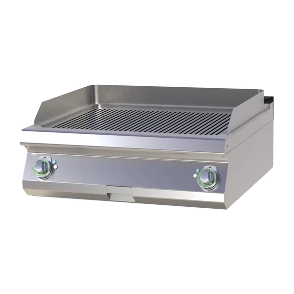 FTR 708 E Fry-top sütőlap, bordázott felülettel