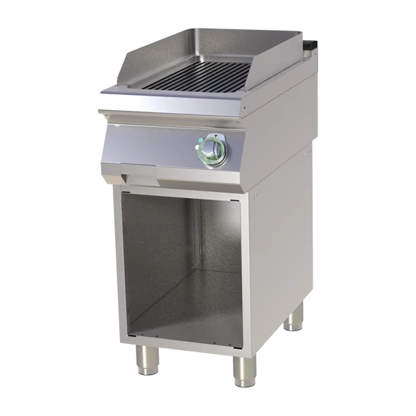 FTR 740 E Fry-top sütőlap, bordázott felülettel