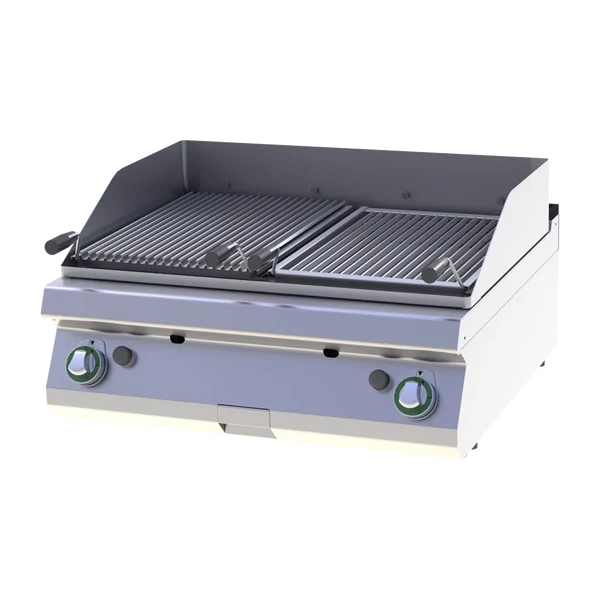 GL 708 G Lávaköves grill 2 főzőfelülettel 