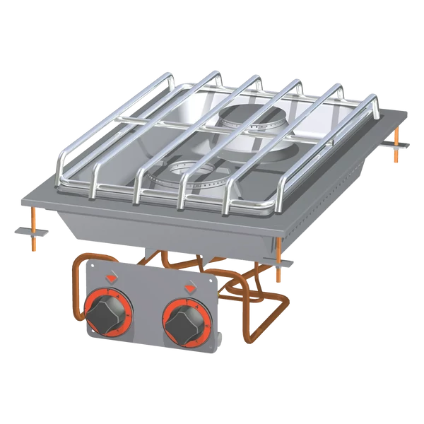 PCD-64G Beépíthető gáz főzőlap 2x égő 