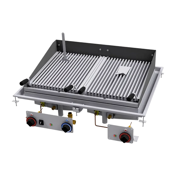 CWD-79G Lávaköves grill beépíthető gáz 2x 38x52 