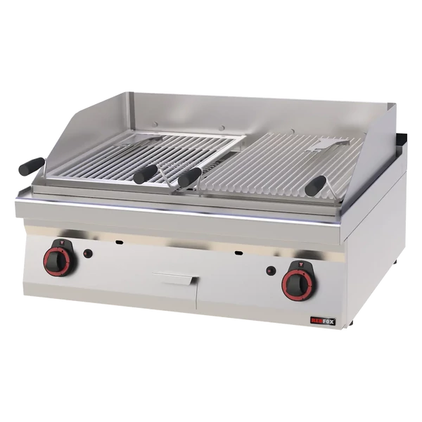 GL 70/08 G Lávaköves gázgrill 2 főzőfelülettel, 2x 52x36