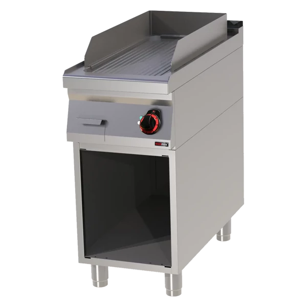 FTR 90/40 E Fry-top sütőlap 31x65 elektromos, bordázott