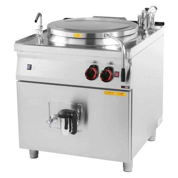 BI 90/150 G Gázüzemű, közvetett fűtésű főzőüst, 150 l 