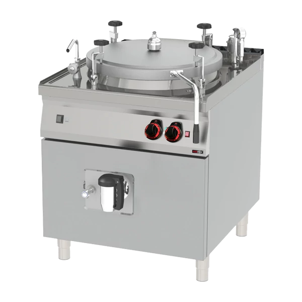 BIA 90/150 G Gázüzemű, autokláv főzőüst, 150 l 