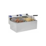 207307 Elektromos olajsütő 2x8 L