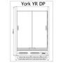 R-1 YR 100/70/200 YORK Hűtött faliregál telep. aggr.