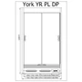 R-1 YR PL 100/70/225 YORK PLUS Hűtött faliregál telep. aggr.