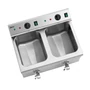 Indukciós olajsütő 2x8L Plus